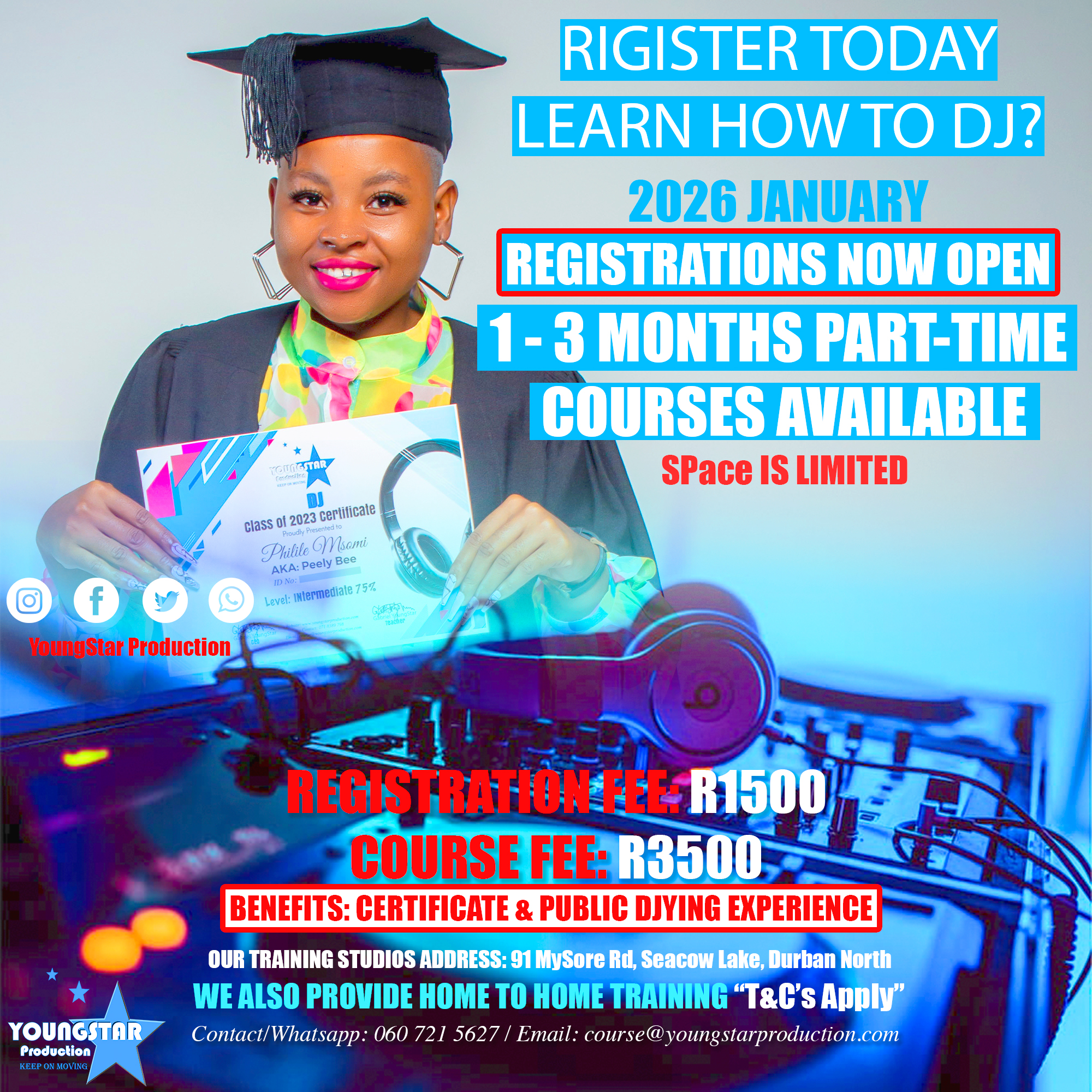 DJ Course Flyer 2026